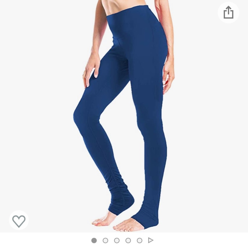 Yogipace extra long leggings for yoga or Bar. Blue size XXL.
